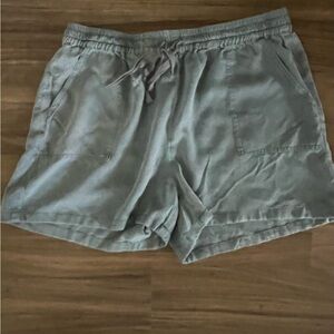 Casual Women's Grayish Green Shorts